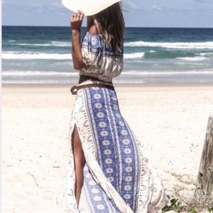 Spell & The Gypsy Coyote Crop Top and Skirt Set RARE Unicorn 🦄